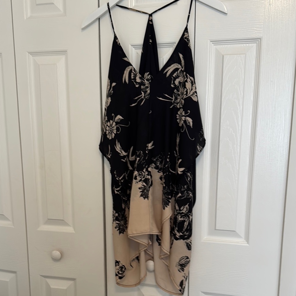Floral High-Low Halter Dress or Top